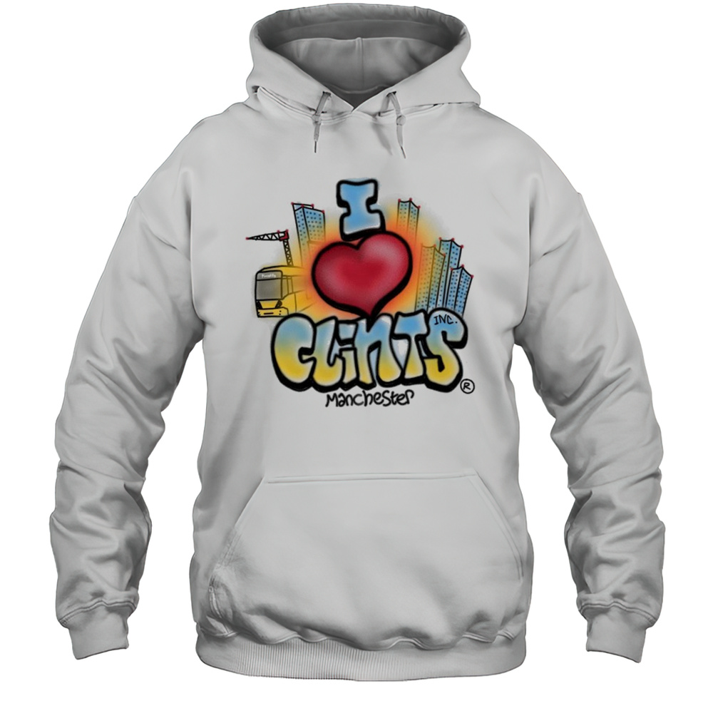 I Love Clints Manchester T-shirt Unisex Hoodie