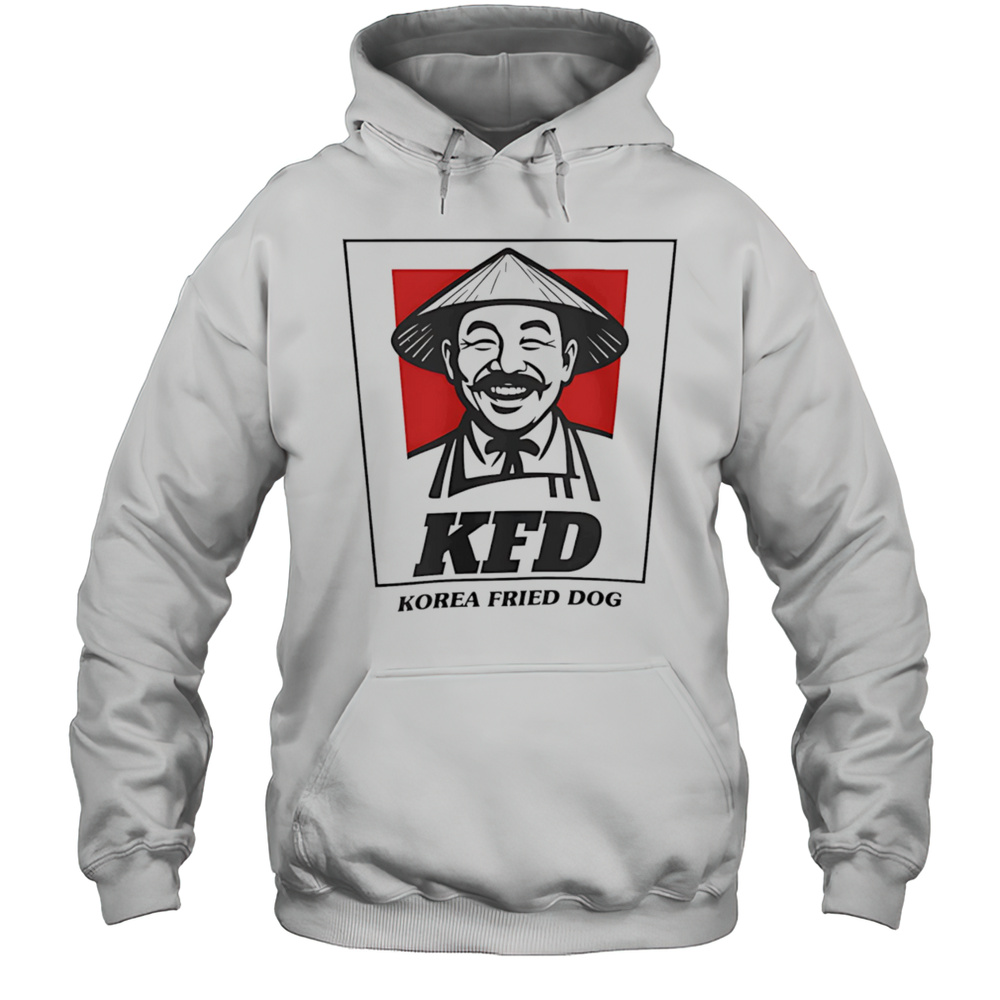 Korea Fried Dog Shirt Unisex Hoodie
