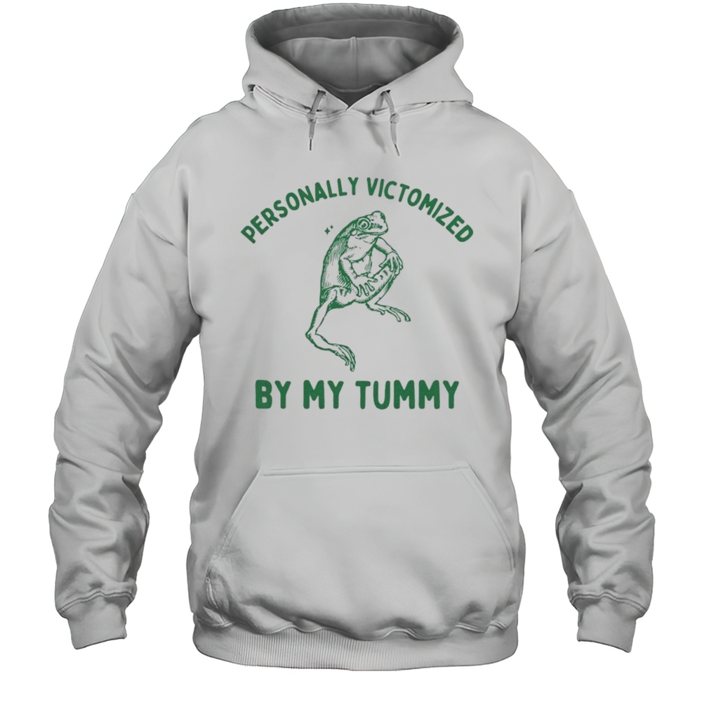 Personally Victomized By My Tummy Frog T-shirt Unisex Hoodie