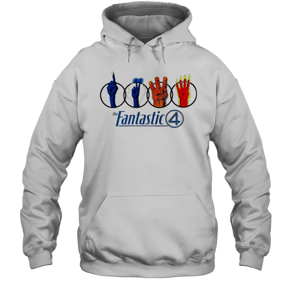 Sign Language Hand The Fantastic 4 Shirt Unisex Hoodie