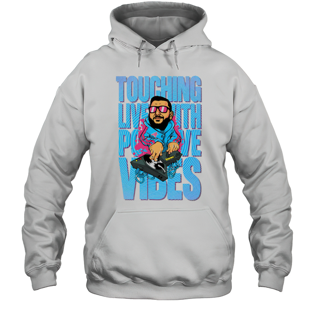 Touching Lives With Positive Vibes DJ Cartoon Shirt Unisex Hoodie