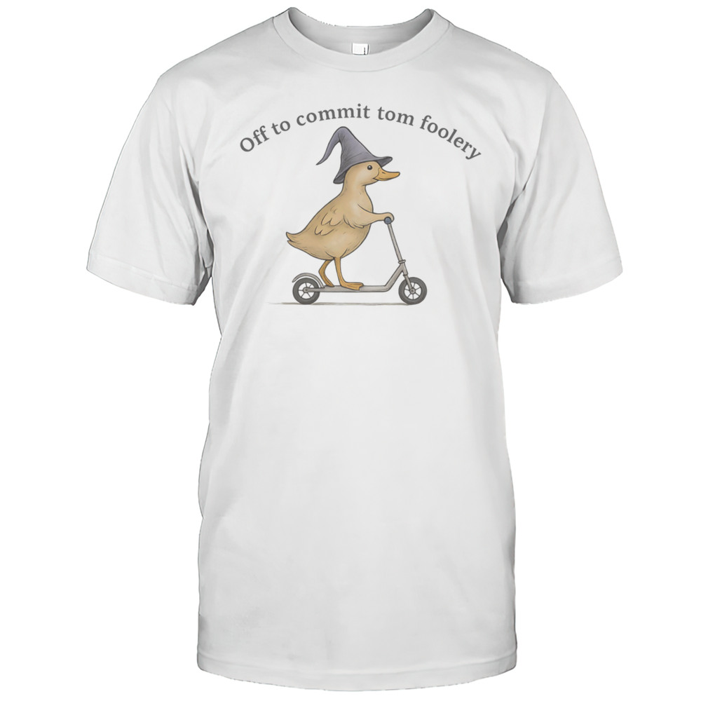 Wizard Duck Off To Commit Tomfoolery Shirt