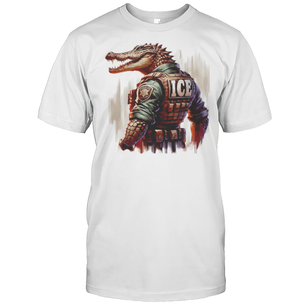 Alligator Alcatraz Agent Gator Ice Shirt