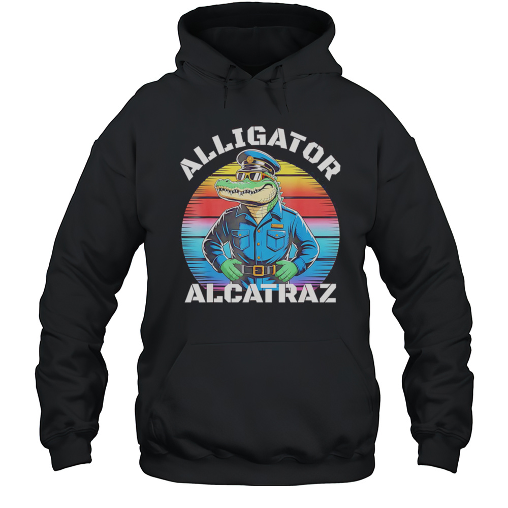 Alligator Alcatraz Crocodile Police Shirt Unisex Hoodie