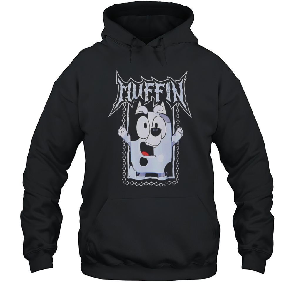 Bluey Muffin Metal Tie Dye Shirt Unisex Hoodie