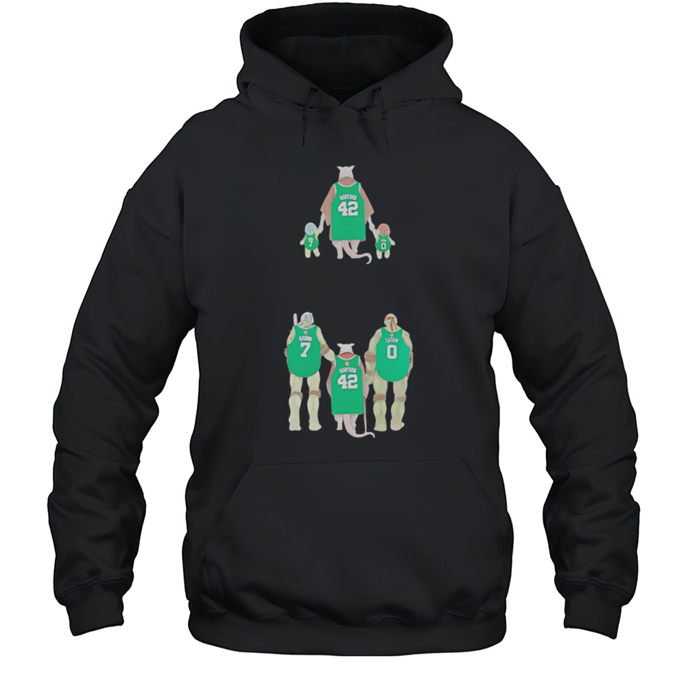 Celtics X Ninja Turtles Graphic Shirt Unisex Hoodie