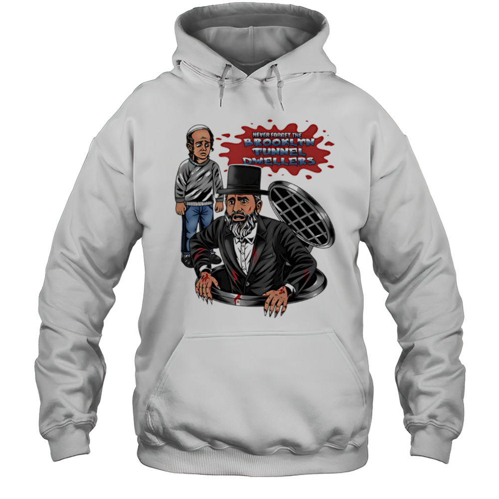 Chaotichermes Wearing Brooklyn Tunnel Dwellers Shirt Unisex Hoodie