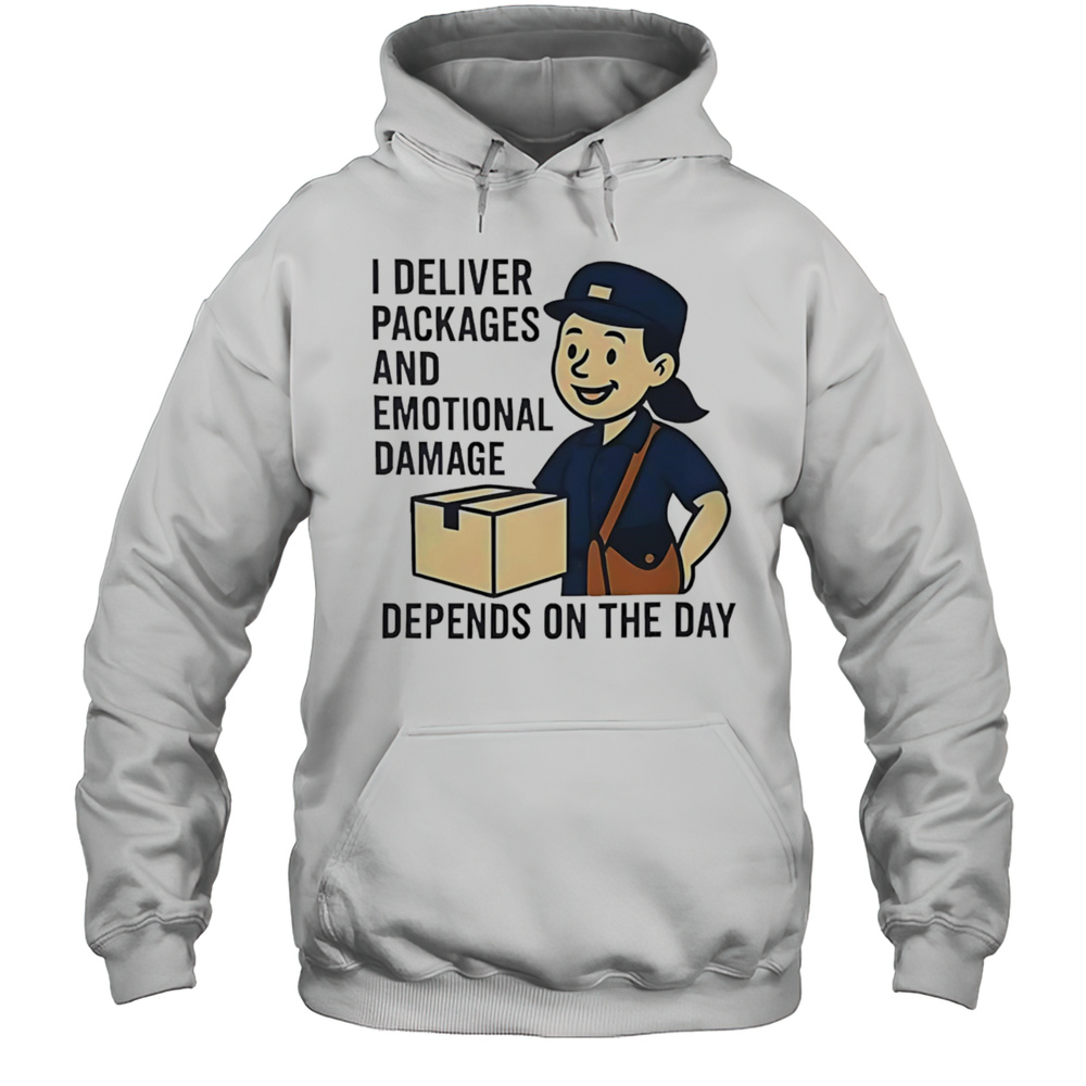 Depends On The Day Mail Shirt Unisex Hoodie