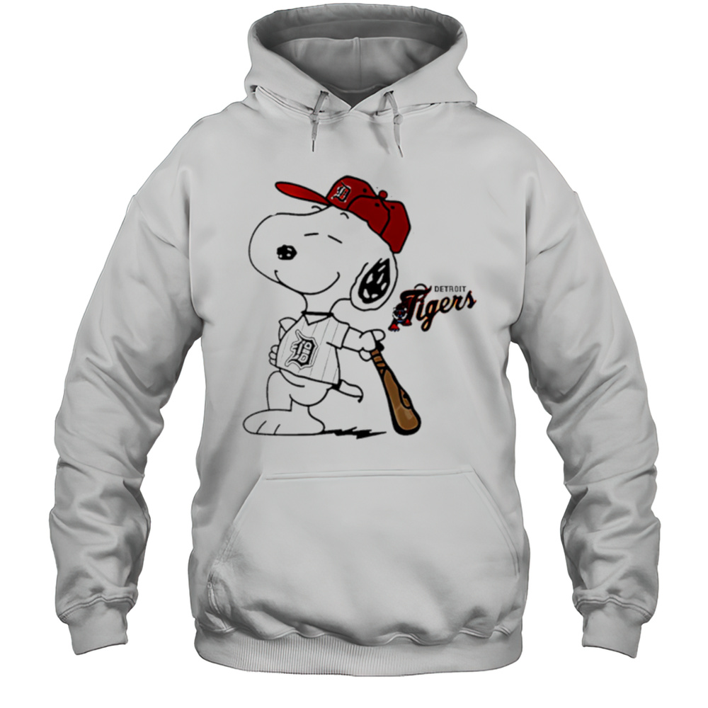 Detroit Tigers Collab Snoopy 2025 Baseball Shirt Unisex Hoodie