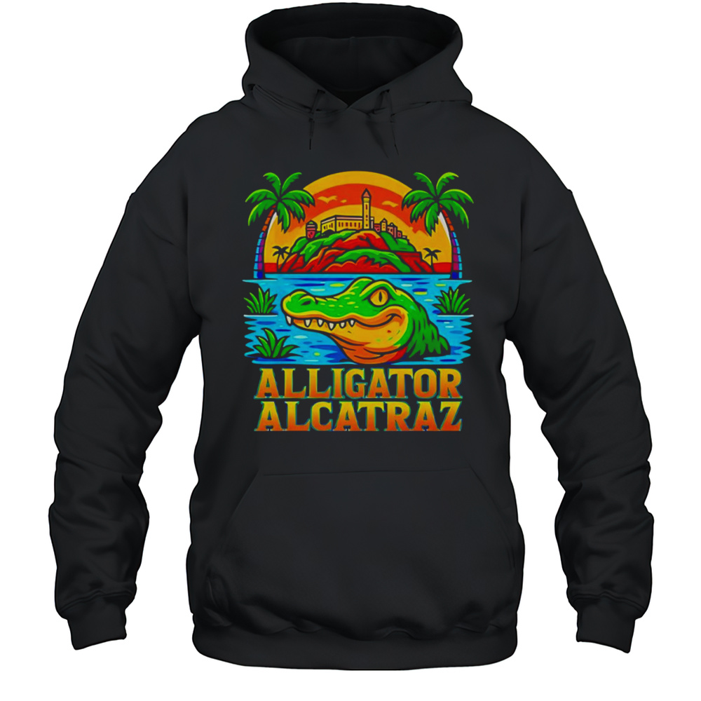 Florida Everglades Alligator Alcatraz Shirt Unisex Hoodie