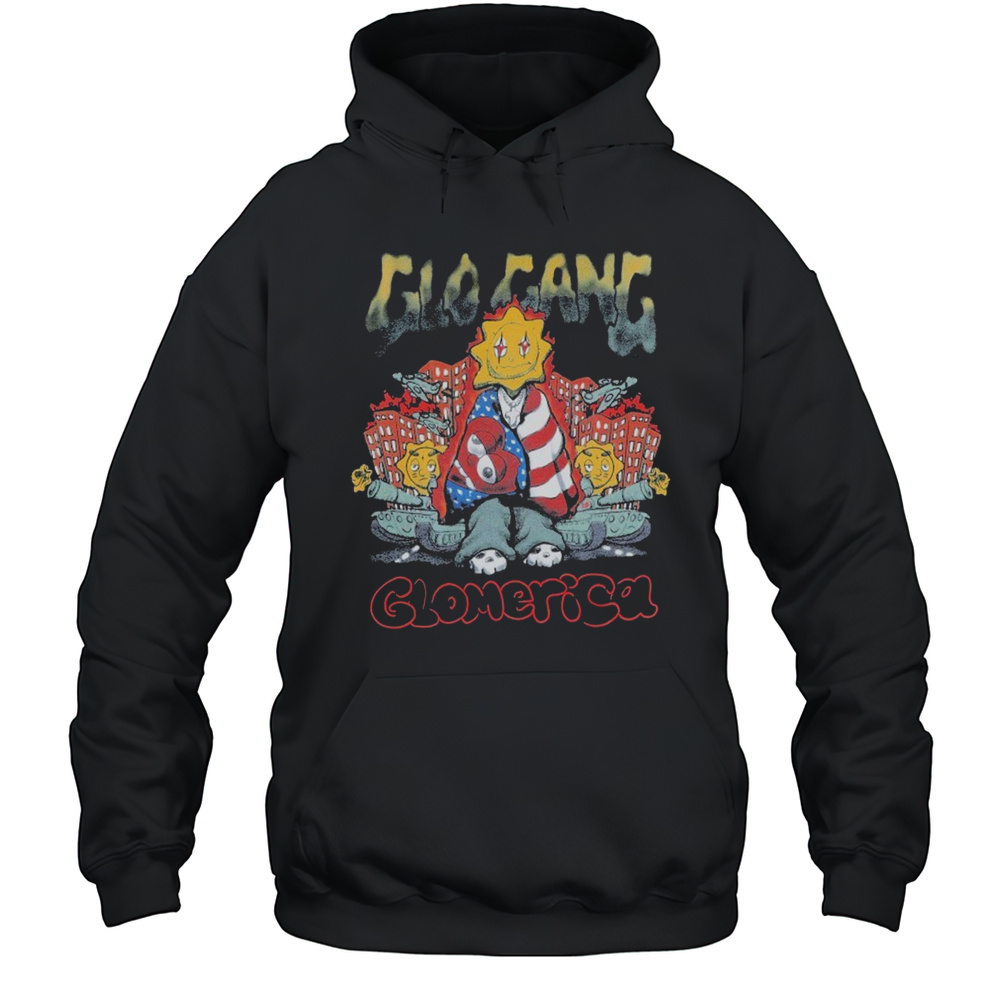 Glo Gang Glomerica American Glory T-shirt Unisex Hoodie