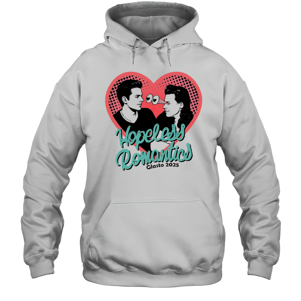 Hopeless Romantics Glasto 2025 Shirt Unisex Hoodie