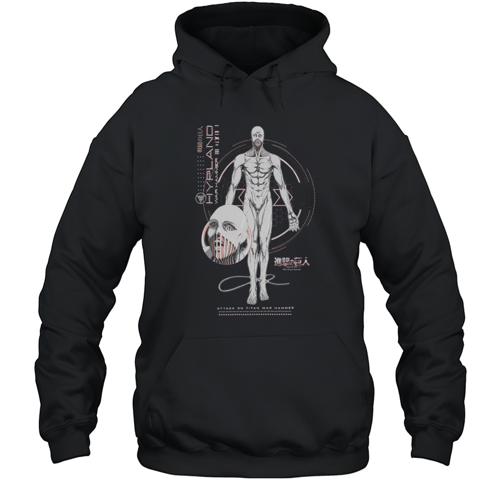Hypland Aot War Hammer T-Shirt Unisex Hoodie
