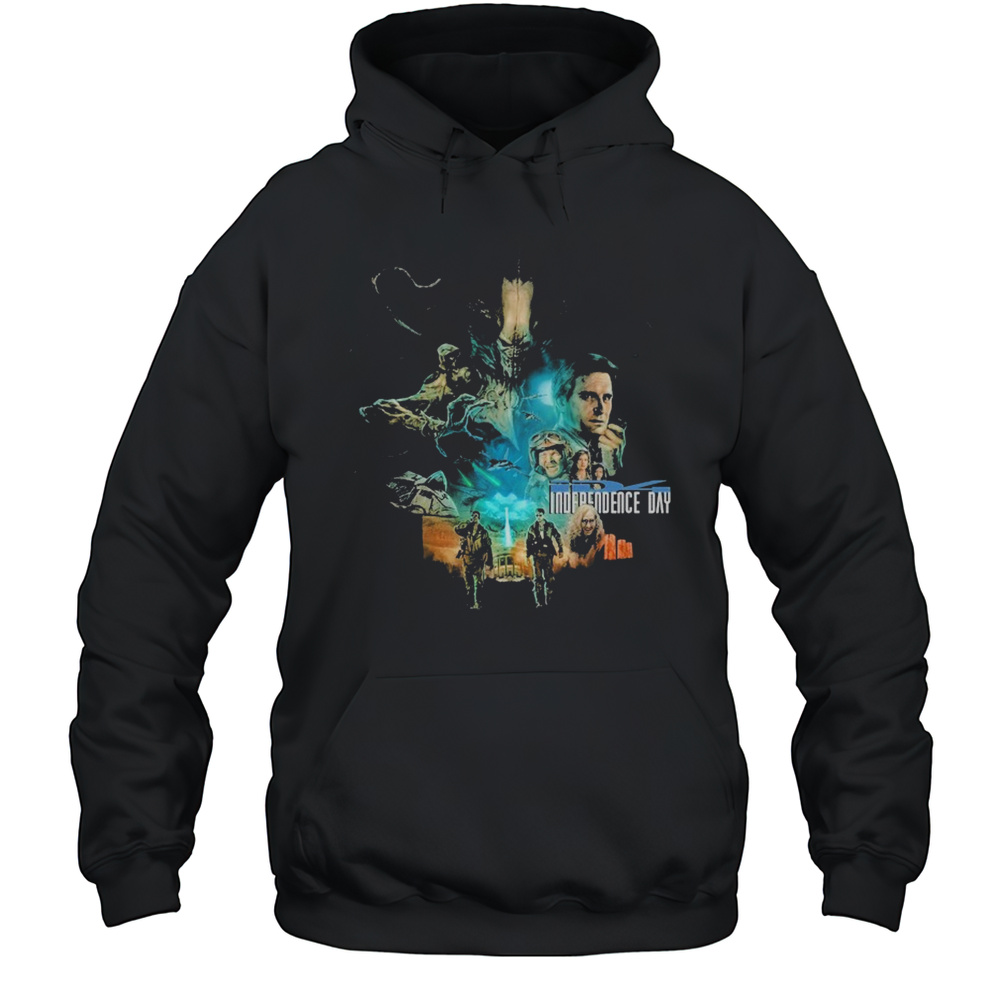 Independence Day Alien Attack T-shirt Unisex Hoodie