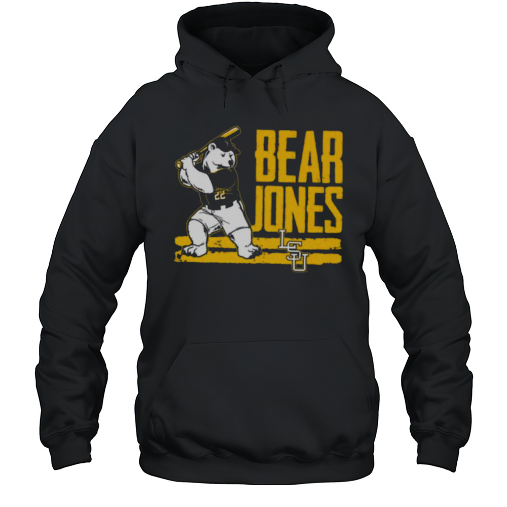 Jared Jones Bear LSU Baseball Shirt Unisex Hoodie