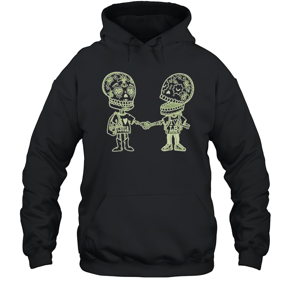 Long Beach State Sugar Skull T-shirt Unisex Hoodie
