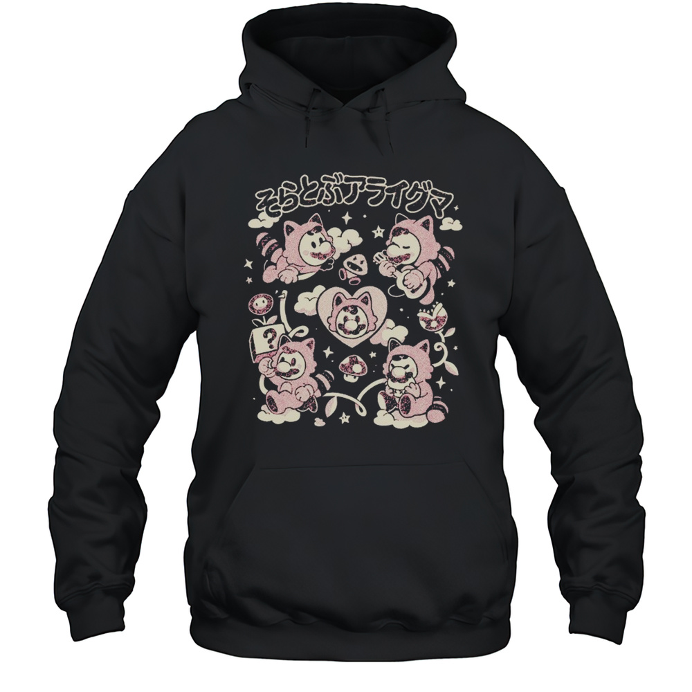Mario Flying Raccoon Club T-shirt Unisex Hoodie