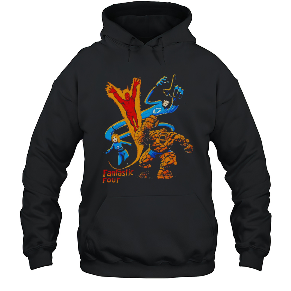 Retro Fantastic 4 Shirt Unisex Hoodie