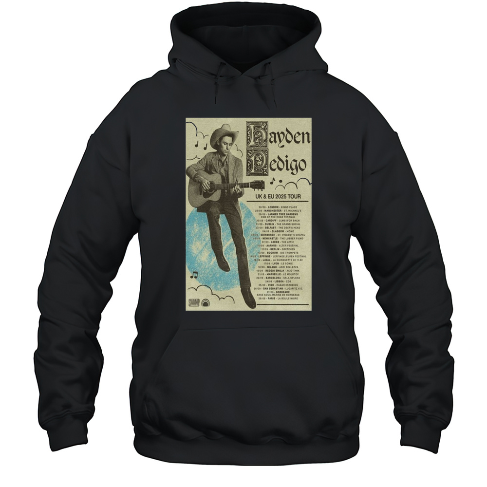UK  EU Tour 2025 Hayden Pedigo Poster T-Shirt Unisex Hoodie