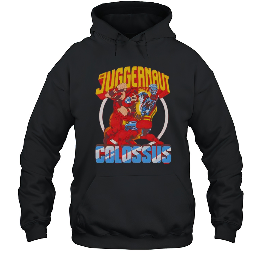 X Men Juggernaut Vs Colossus Shirt Unisex Hoodie