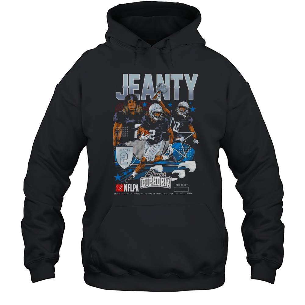Ashton Jeanty NFLPA Planet Euphoria T-shirt Unisex Hoodie