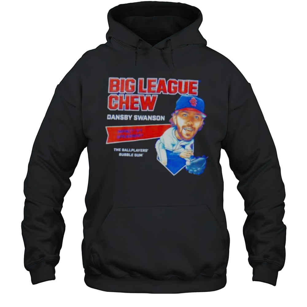 Big League Chew Dansby Swanson Impact Ivy Spearmint The Ballplayers Bubble Gum Shirt Unisex Hoodie
