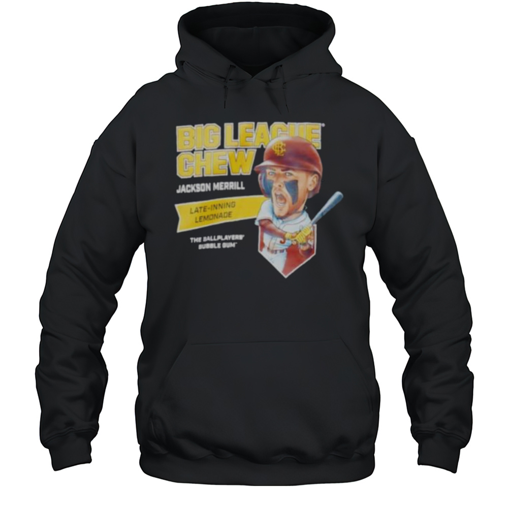 Big League Chew Jackson Merrill Late Inning Lemonade The Ballplayers Bubble Gum Shirt Unisex Hoodie