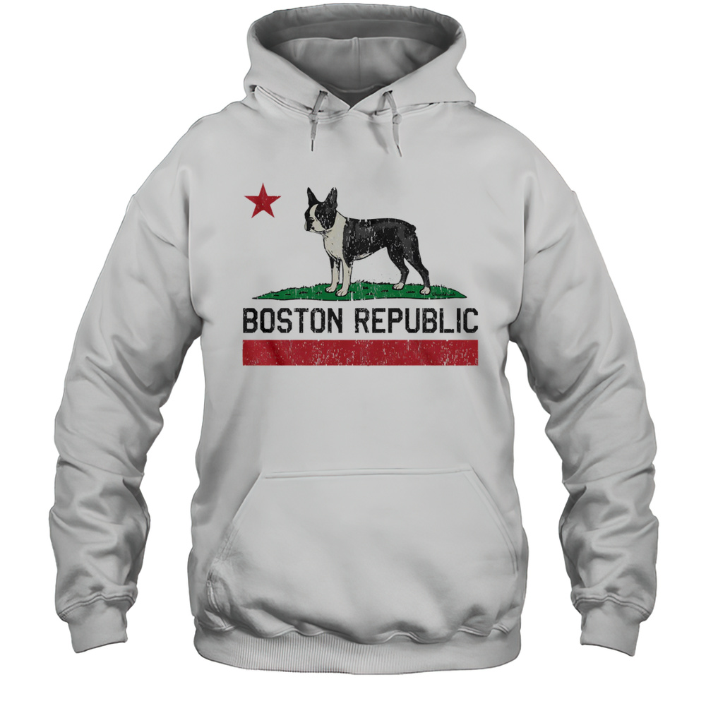 Boston Republic Terrier Shirt Unisex Hoodie