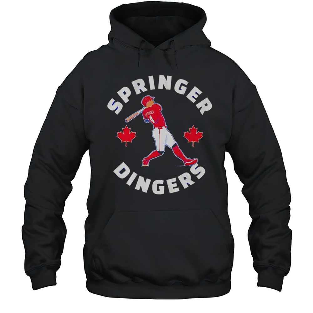 Canada Day Dingers George Springer Shirt Unisex Hoodie