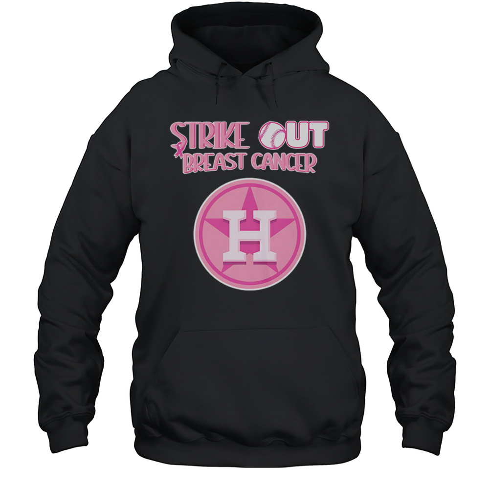 Houston Astros Strike Out Breast Cancer Shirt Unisex Hoodie