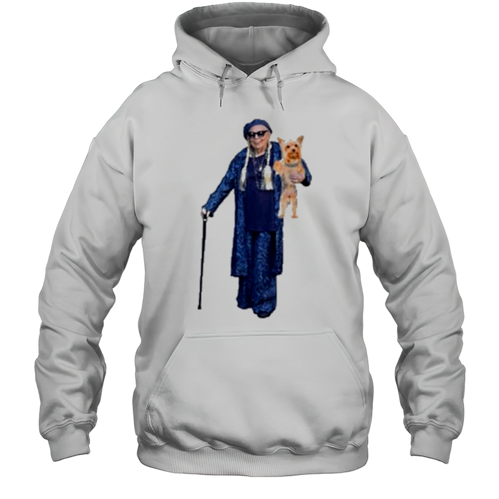 Joni Mitchell And Yorkshire Terrier T-Shirt Unisex Hoodie