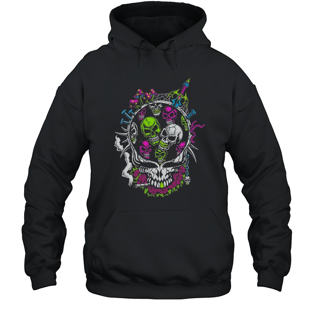Josh Freydkis Skeleton Factory Skull T-shirt Unisex Hoodie