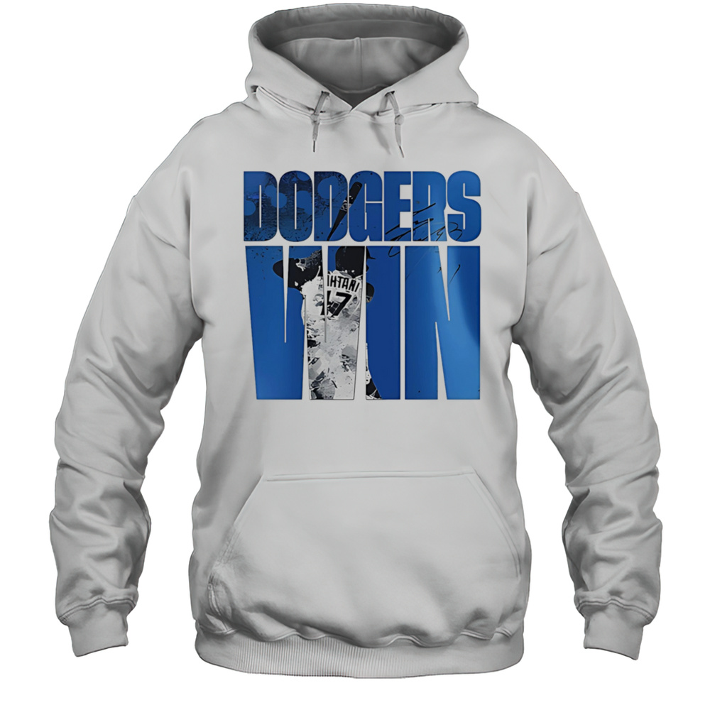 Los Angeles Dodgers Win Shirt Unisex Hoodie