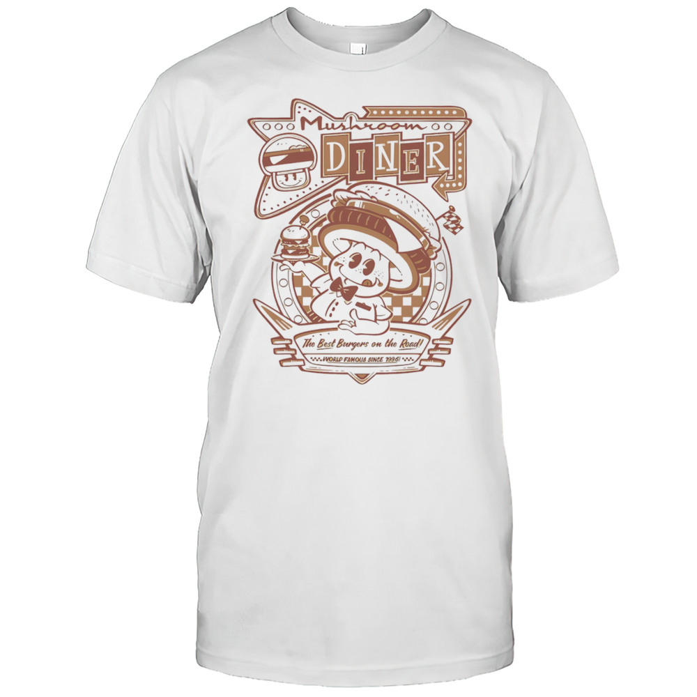 Mushroom Dinner Burger Road Shirt