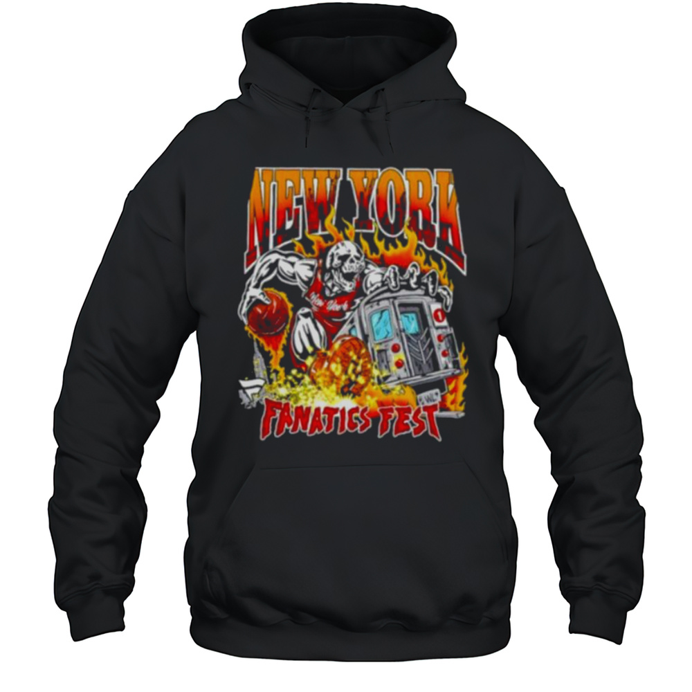 New York Fanatics Fest Player Skeleton Shirt Unisex Hoodie