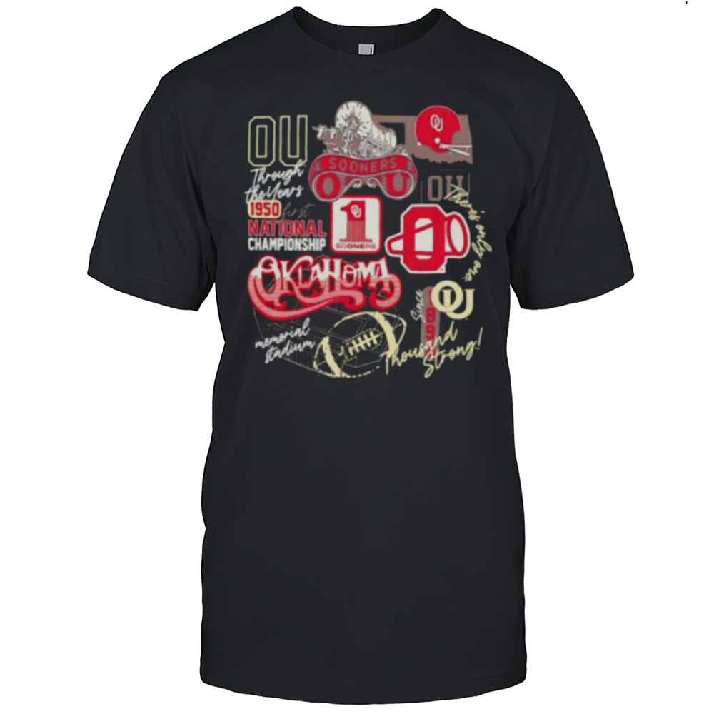 Oklahoma Sooners 1950 First National Championship Thousand Strong Shirt