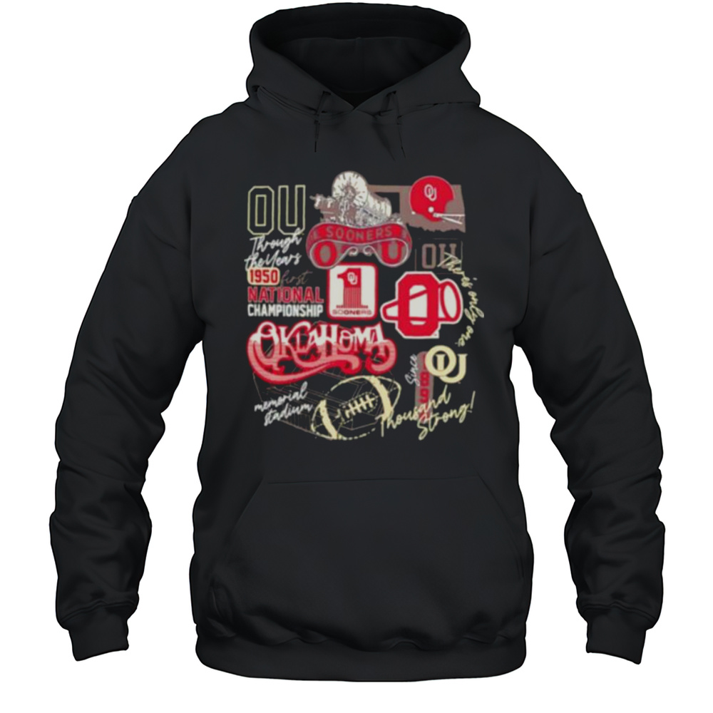 Oklahoma Sooners 1950 First National Championship Thousand Strong Shirt Unisex Hoodie