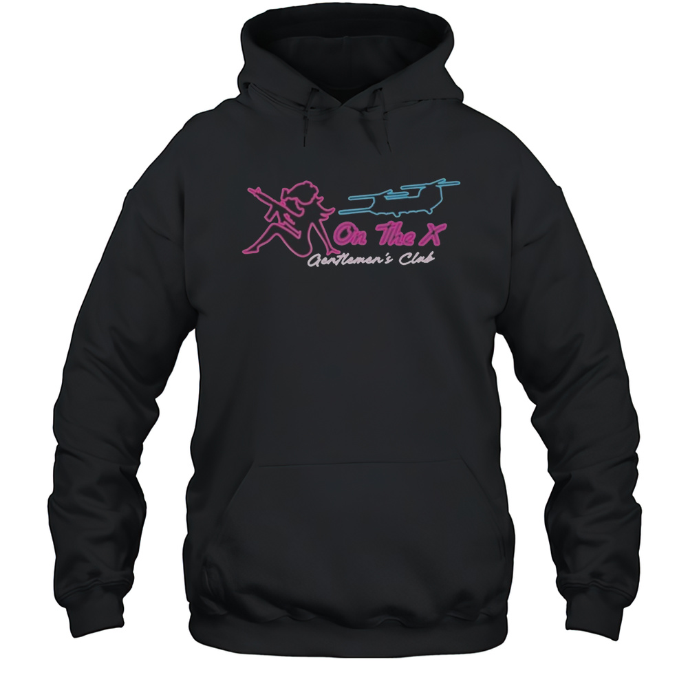 On The X Gentlemens Club T-shirt Unisex Hoodie
