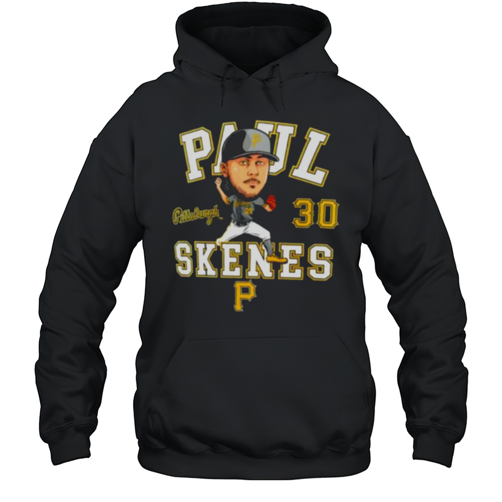 Paul Skenes 30 Pittsburgh Pirates Baseball Player Caricature Shirt Unisex Hoodie
