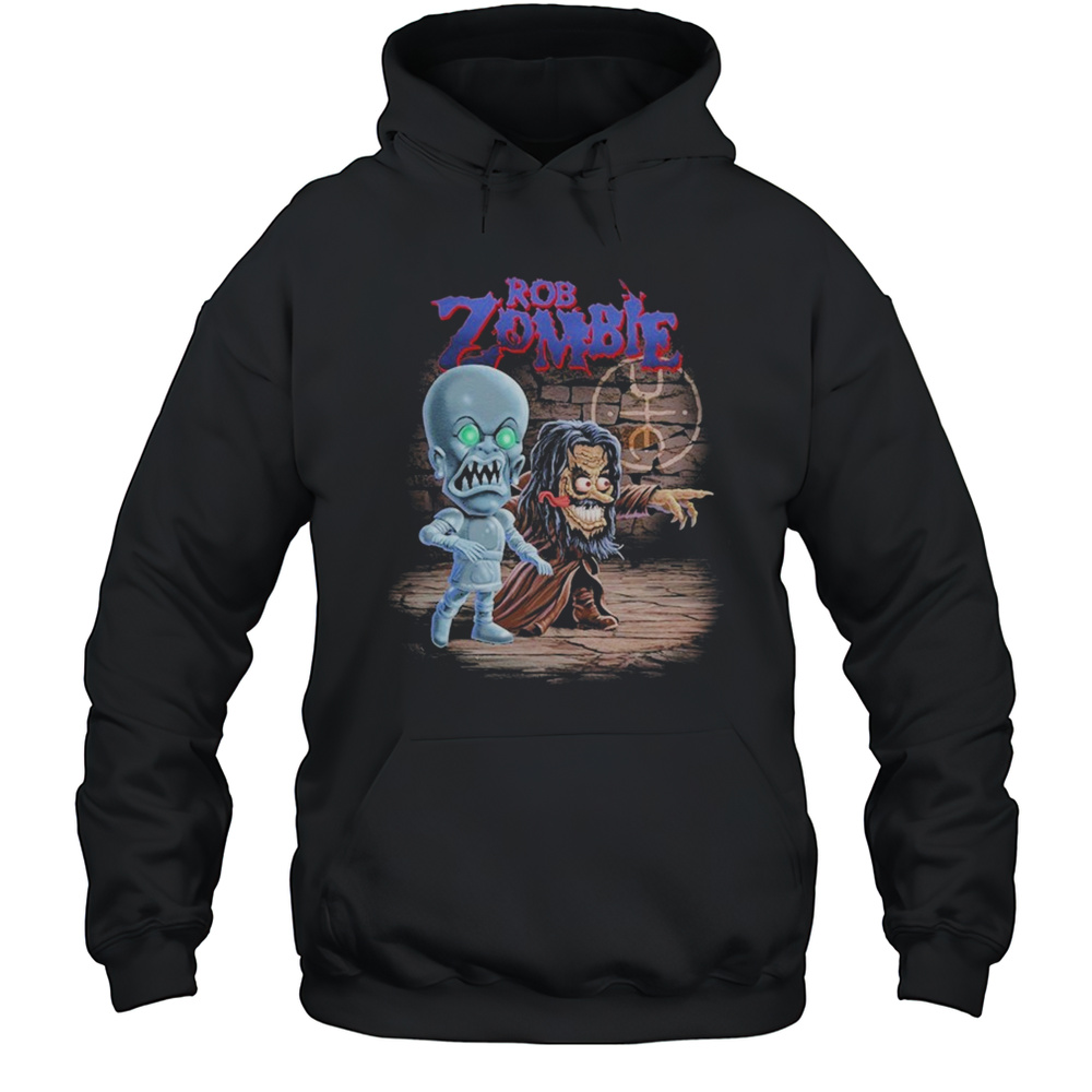 Rob Zombie Rob And Robot T-shirt Unisex Hoodie