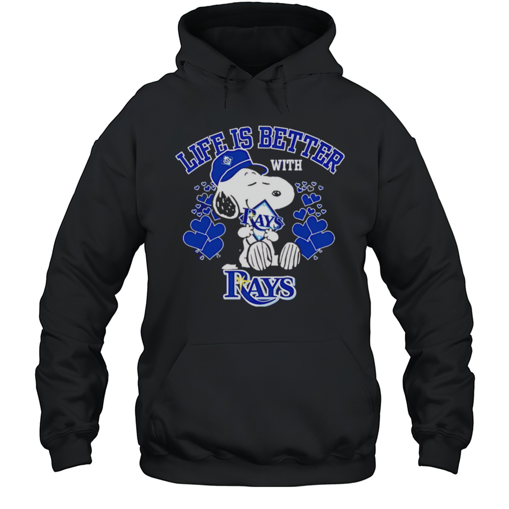 Snoopy Life Is Better With Rays Shirt Unisex Hoodie