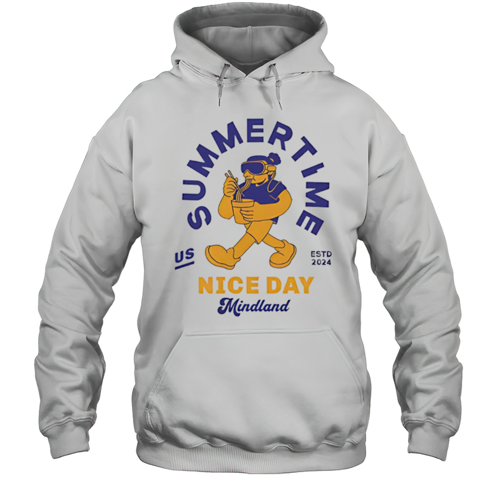Summertime Vibe Nice Day Midland Shirt Unisex Hoodie