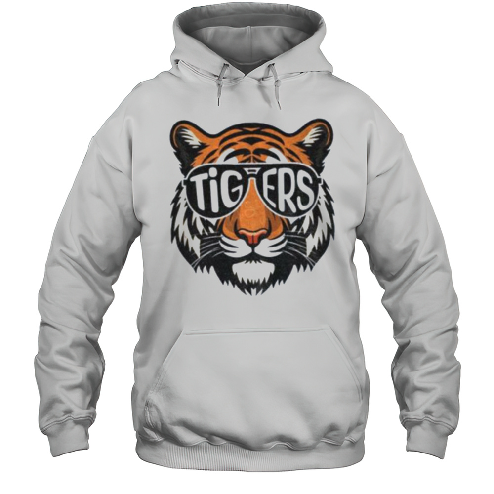 Tigers Sunglasses Graphic Detroit Baseball Shirt Unisex Hoodie