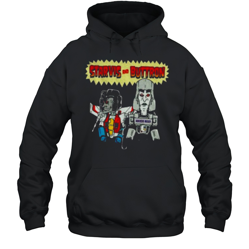 Vintage Starvis And Buttron Beavis And Butt Head Shirt Unisex Hoodie