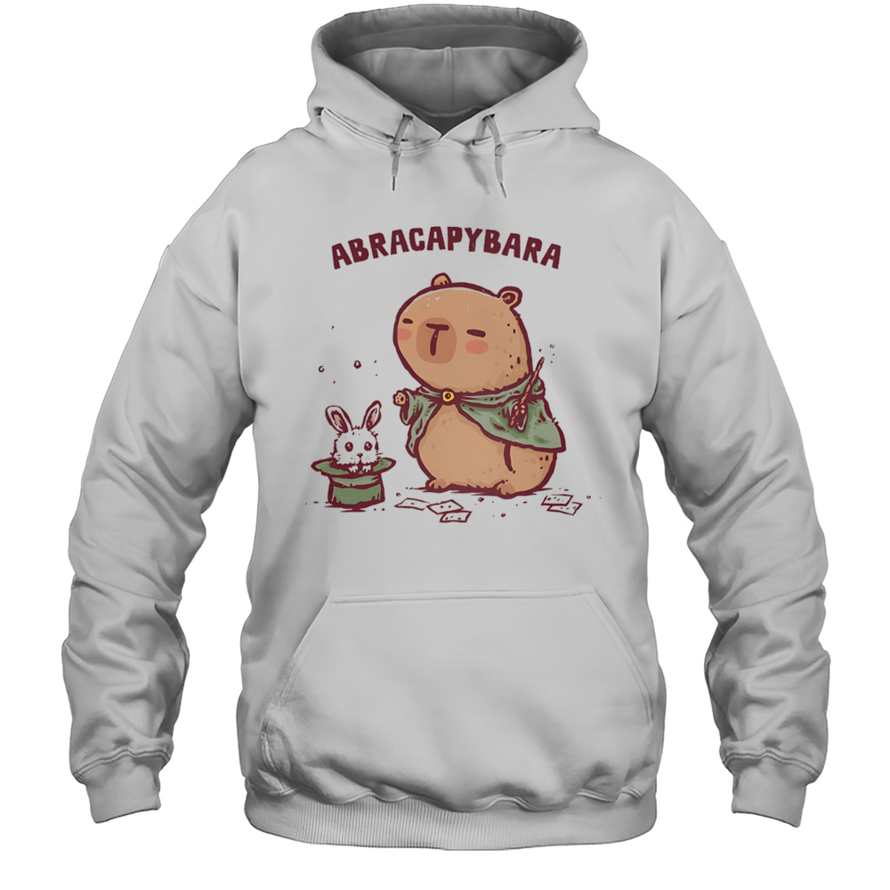 Abracapybara And Rabbit Shirt Unisex Hoodie