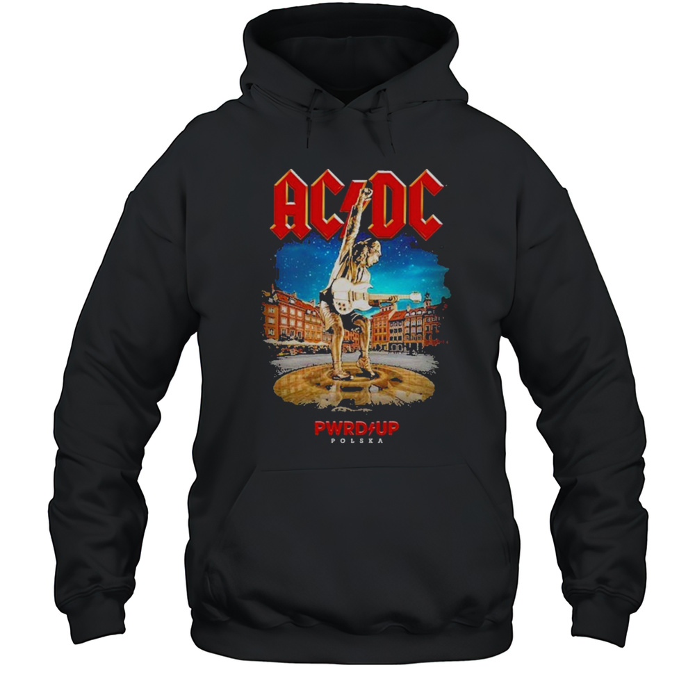 AC DC Warsaw PWR UP Tour Two Sided Unisex 2025 T-Shirt Unisex Hoodie