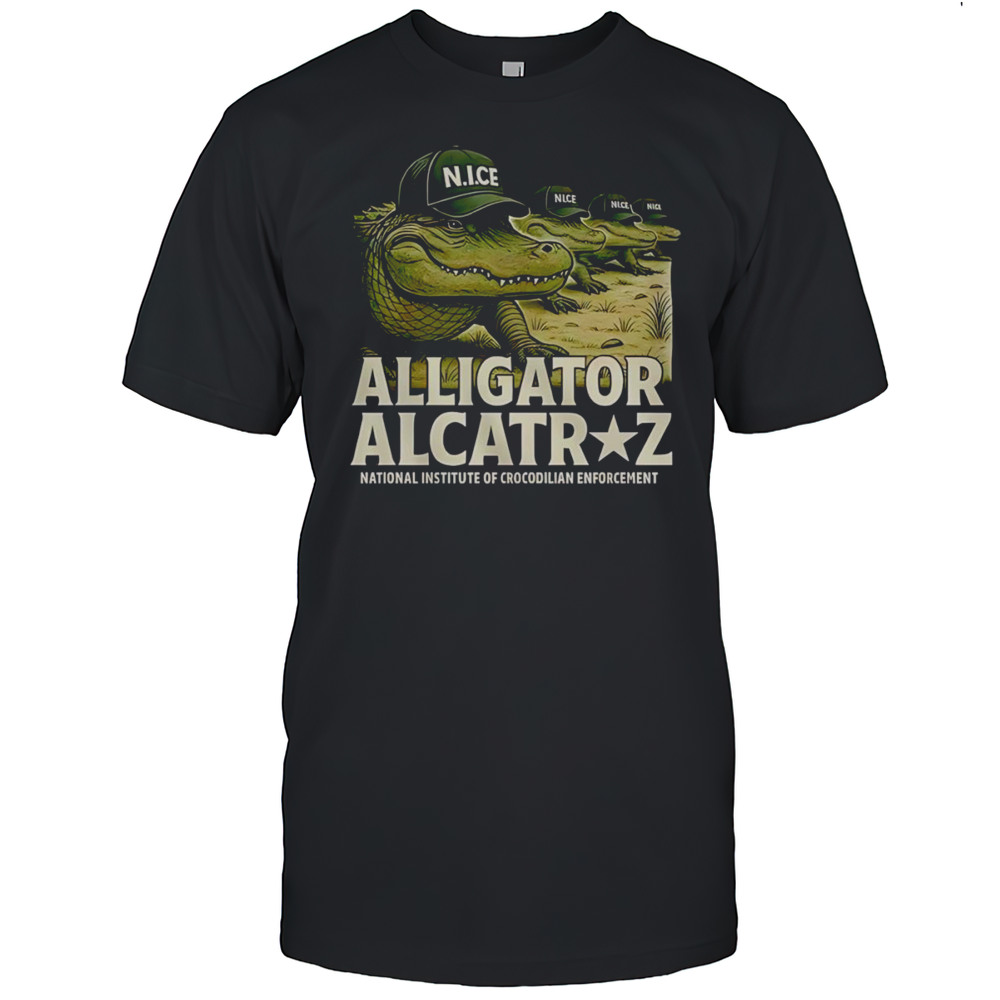 Alligator Alcatraz National Institute Of Crocodilian Enforcement Shirt