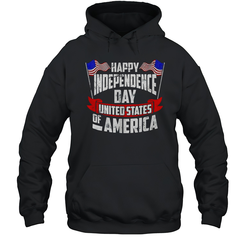 Happy Independence Day United States Of America Shirt Unisex Hoodie