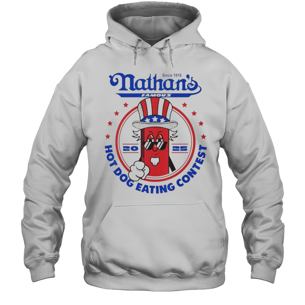 Joey Chestnut Nathan Hot Dog Eating Contest 2025 Shirt Unisex Hoodie