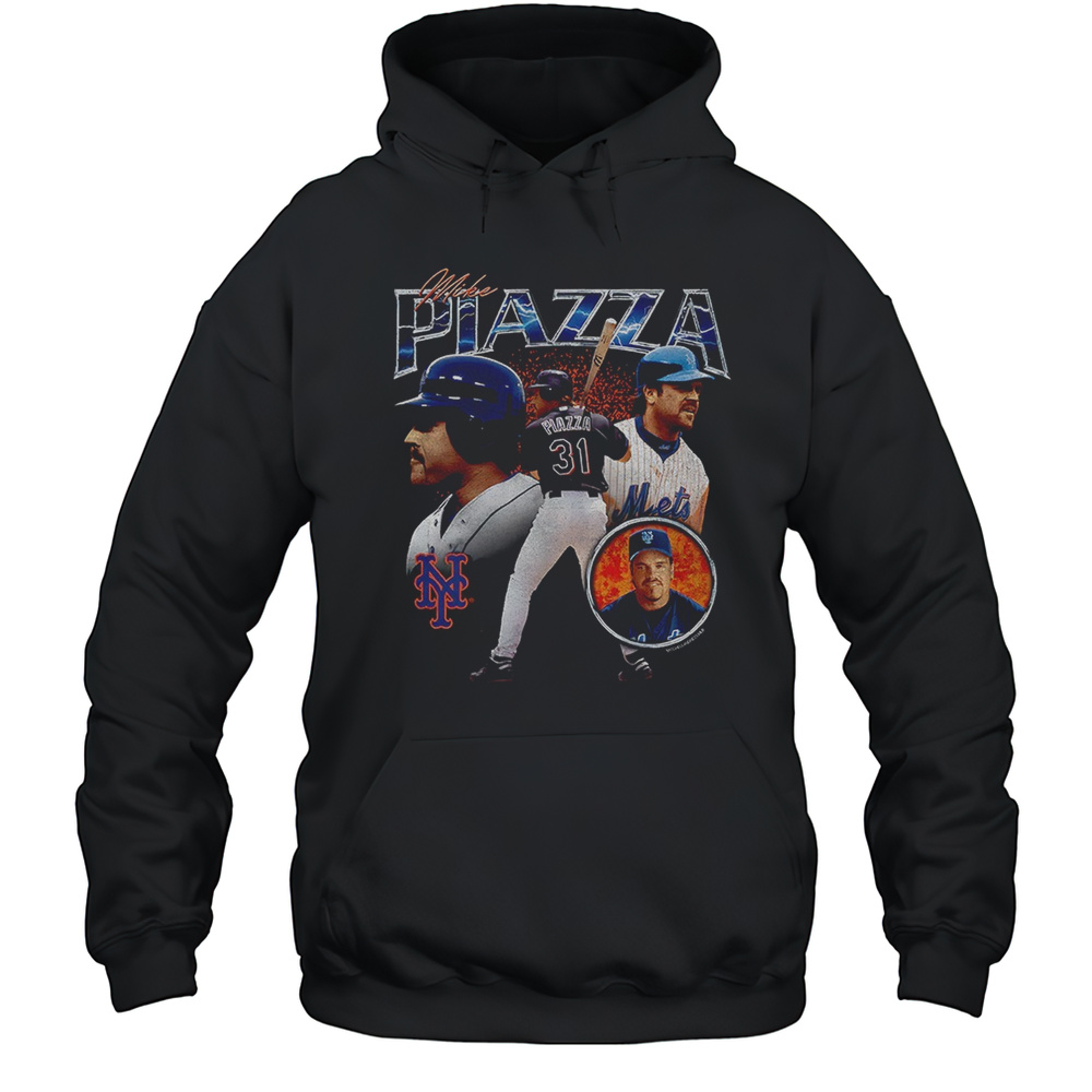 Mike Piazza New York Mets 2000 Subway Series 25th Anniversary Power Shirt Unisex Hoodie